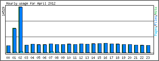 Hourly usage