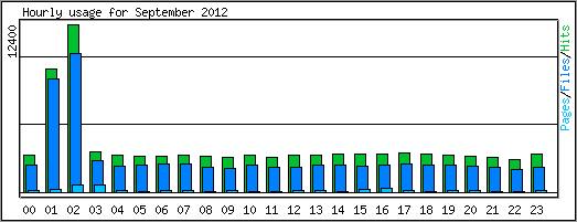 Hourly usage