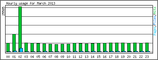 Hourly usage