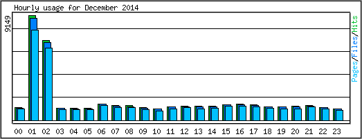 Hourly usage