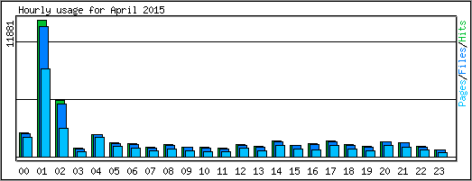 Hourly usage